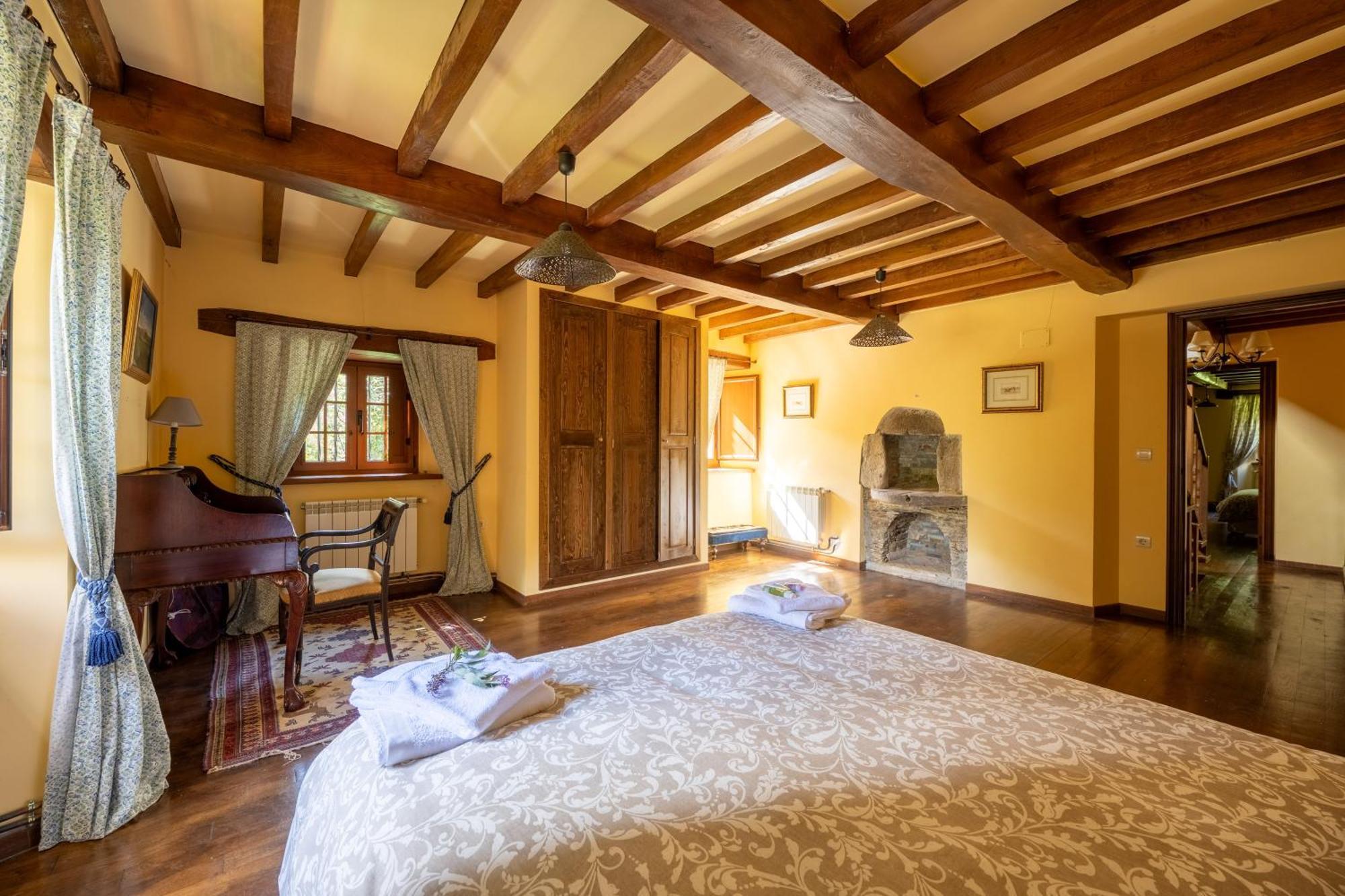 Villa En Asturias Con Cine, Piscina, Bbq, Juegos, 14 Pax Cobre Bagian luar foto