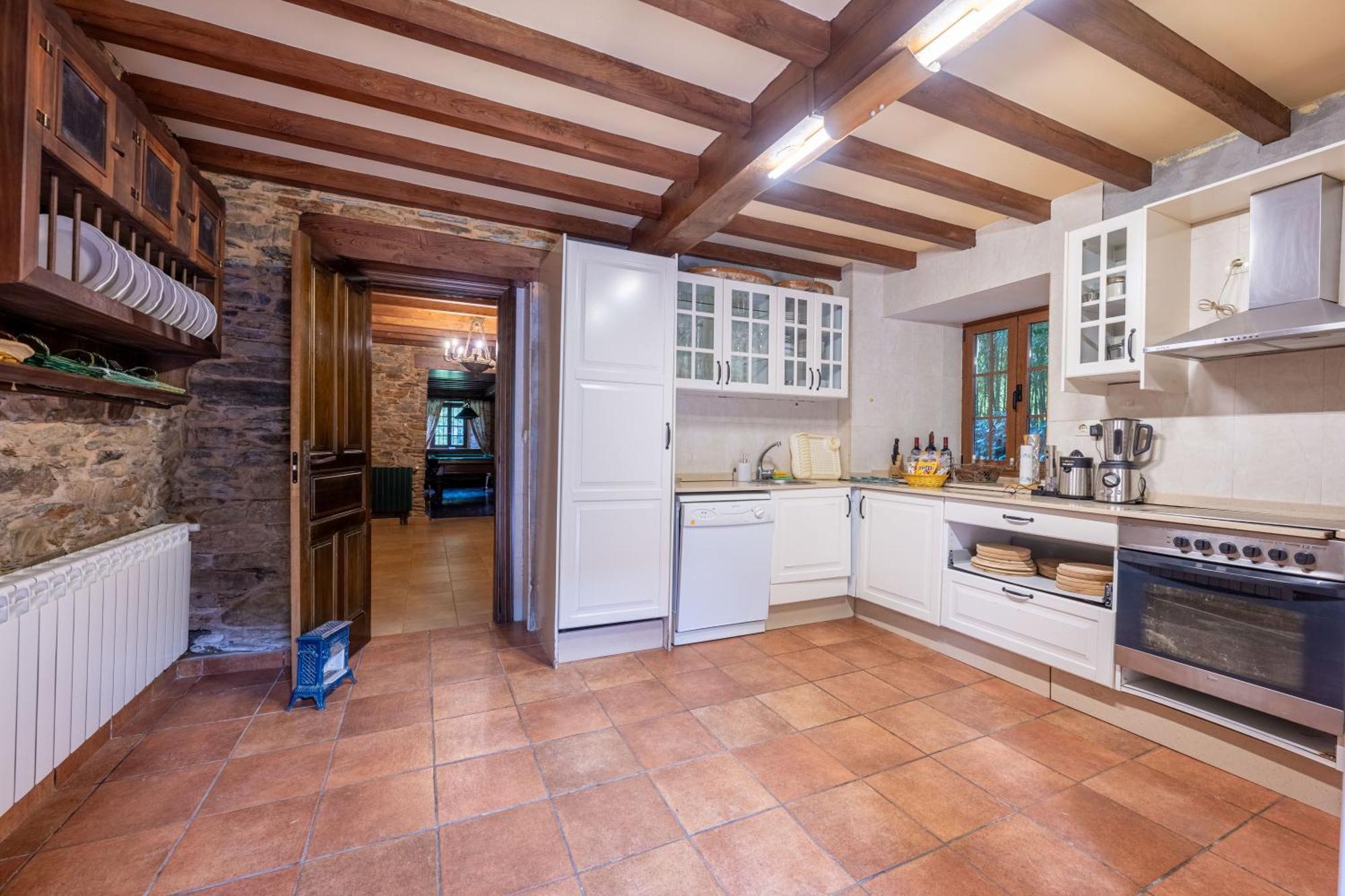 Villa En Asturias Con Cine, Piscina, Bbq, Juegos, 14 Pax Cobre Bagian luar foto